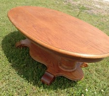 Oval oak coffee for sale  Joplin