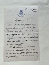 Lettera autografa giovanni usato  Pisa