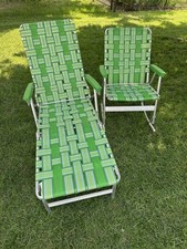 Vintage webbed aluminum for sale  Holmen