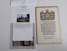 Original memorial scroll for sale  SCUNTHORPE