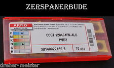  10 Wendeplatten CCGT 120404FN-Alu PVD2 von ARNO für Nichteisenmetalle, usado comprar usado  Enviando para Brazil