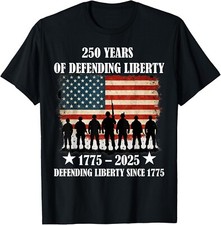 Camiseta unissex Patriotic USA Army Us Military Parade 250º aniversário 2025 comprar usado  Enviando para Brazil