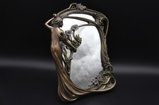 Espelho de resina bronze falso estilo Art Nouveau 2004 VERONESE comprar usado  Enviando para Brazil