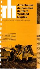 Prospectus arracheuse pommes d'occasion  Marcillat-en-Combraille