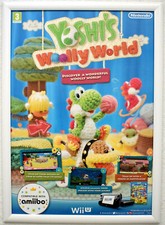 Usado, Pôster promocional Yoshi's Woolly World RARO Wii U 42cm x 59cm comprar usado  Enviando para Brazil