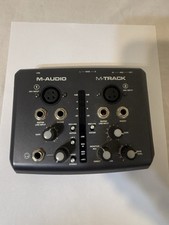 Interfaz de audio USB M-Audio M-Track de 2 canales XLR-MIDI segunda mano  Embacar hacia Mexico