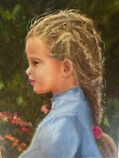 Oil painting girl for sale  Garland