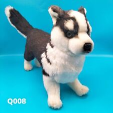 Boneca de pelúcia Hansa Siberian Husky filhote animal real 13" brinquedo Q008 HANSA, usado comprar usado  Enviando para Brazil