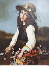 Quadro ritratto bambina usato  Palermo
