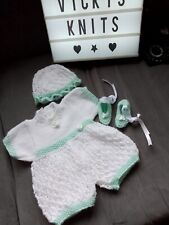Handmade knitted baby for sale  ALFRETON