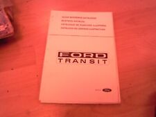 Ford parts catalogue for sale  CHICHESTER