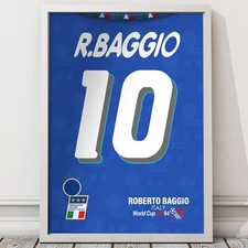 Roberto baggio iconic for sale  CLACTON-ON-SEA