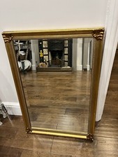 Gold gilt mirror for sale  LEIGHTON BUZZARD