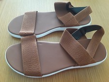 Tan woven strappy for sale  ANDOVER