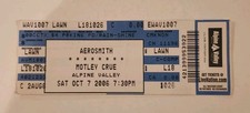Aerosmith motley crue for sale  Sussex