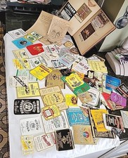 PRÉ-GUERRA à década de 1950 RARO - Scrapbook vinho uísque rótulos Bourban aprox 100 soltos , usado comprar usado  Enviando para Brazil