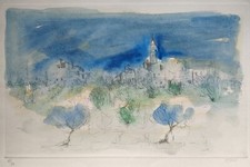 Acquaforte acquerellata mano usato  Terni