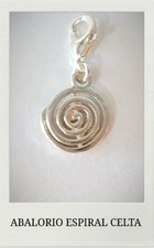 ABALORIO ESPIRAL CELTA PLATA DE LEY CELTIC SILVER SPARAL BOWL COLGANTE ESPIRAL comprar usado  Enviando para Brazil