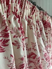 Cabbages roses curtains for sale  BURTON-ON-TRENT