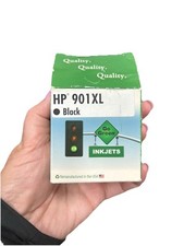 Cartucho de tinta preta HP 901XL Inkjets novo em caixa aberta comprar usado  Enviando para Brazil