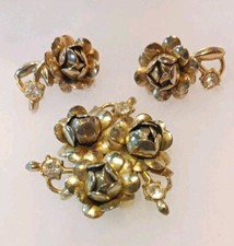 Vtg flowers brooch for sale  Lake City
