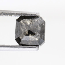 Almofada extravagante solta natural sal pimenta diamante 1,26 tcw corte brilhante diamante comprar usado  Enviando para Brazil