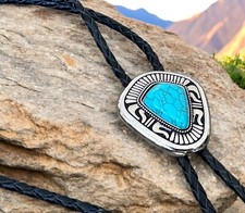 Colar de casamento masculino gravata bolo corda de couro ecológico estilo cowboy ocidental comprar usado  Enviando para Brazil