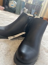 boots girls black for sale  BANBURY