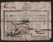 Scudi stato pontificio usato  Roma