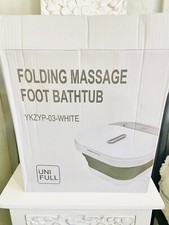 Banheira de spa dobrável UNIFULL para pés com rolos de calor e massagem, bolha, pé Pe, usado comprar usado  Enviando para Brazil