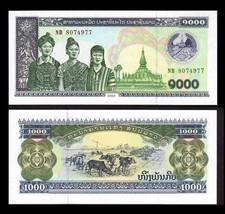 Laos billet 1000 d'occasion  Nancy-