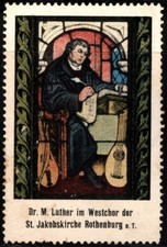 Usado, Selo pôster vintage Alemanha Dr. Martin Luther West Coro da Igreja de São Tiago comprar usado  Enviando para Brazil