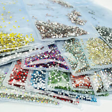 1440 piezas 2 mm Cristal Arte en Uñas Estrás Plano Brillo Gemas Uñas Decoración segunda mano  Embacar hacia Mexico