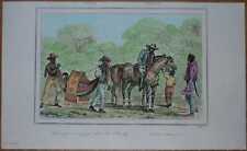 Estampa 1837 BRASIL: SERTANEJO VIAJANDO NO ESTADO DO PIAUÍ (#29) comprar usado  Enviando para Brazil
