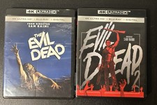 (The) Evil Dead 1 and Evil Dead 2 4k blu ray movie regular case READ description, usado comprar usado  Enviando para Brazil