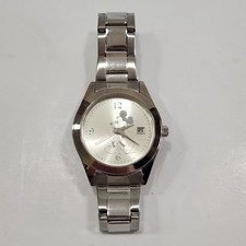 Autêntico relógio masculino Mickey Mouse parques da Disney pulseira de metal 35 mm, usado comprar usado  Enviando para Brazil