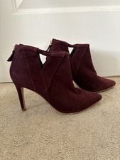 Reiss burgundy suede for sale  CHELTENHAM