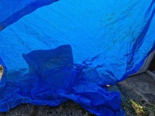 Blue large tarpaulin for sale  TAMWORTH