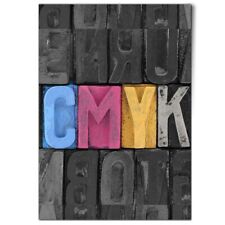 Cmyk letterpress letters for sale  SELBY