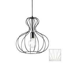 Lampadario metallo nero usato  Serrenti