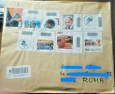 Lettera con francobolli usato  Roma