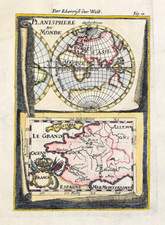 Map planisphere and d'occasion  Expédié en Belgium