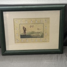 Golf watercolor print for sale  Boaz