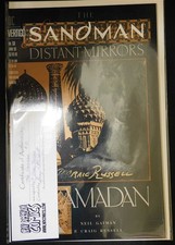 SANDMAN 50 DC VERTIGO COMIC ASSINADO P. CRAIG RUSSELL COM COA NEIL GAIMAN 1993 MUITO BOM ESTADO/QUASE PERFEITO comprar usado  Enviando para Brazil