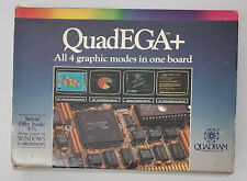 QuadRAM / Video7 QuadEGA+ 8-bit ISA EGA karta graficzna (retro, 1986, oryginalne opakowanie, w pudełku) na sprzedaż  PL