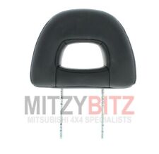Black leather headrest for sale  ROTHERHAM
