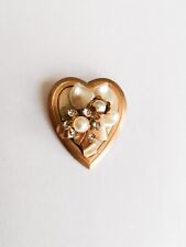 Broche vintage cœur d'occasion  Paris XII