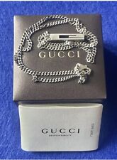 Gucci collana argento usato  Milano