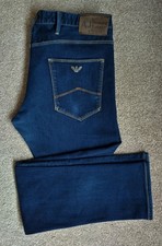JEANS AZUL SLIM FIT AJ ARMANI J06. TAMANHO: 32" CINTURA x 32" PERNA INTERNA. comprar usado  Enviando para Brazil