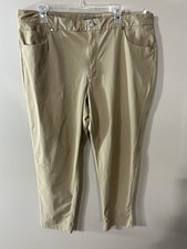 Calça masculina VRST Limitless 40 X 30 marrom 4 vias bolso inclinado elástico ajuste atlético comprar usado  Enviando para Brazil